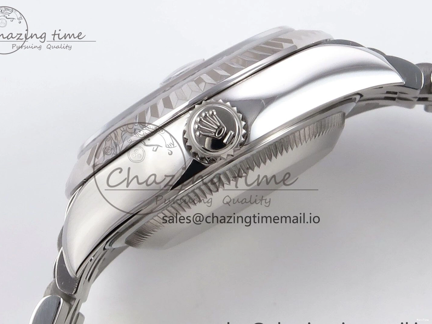 MiroTime 0425 Fashionable DateJust 28MM 279174 SS GMF 1:1 Best Edition 904L Steel Gray Stick Dial on Jubilee Bracelet A 1138